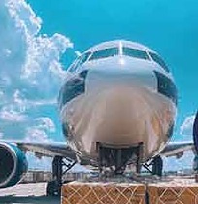 Air cargo being loaded